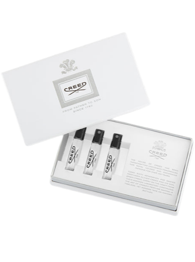 Creed AVENTUS CLASSIC/AVENTUS FOR HER/WINDFLOWERS sample set - F Vault