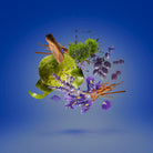 a colorful kite flying in a blue sky
