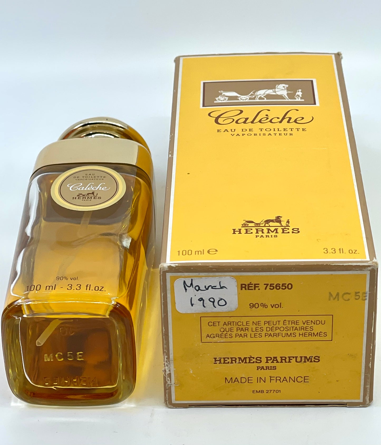 Hermès CALÈCHE vintage eau de toilette spray 1990