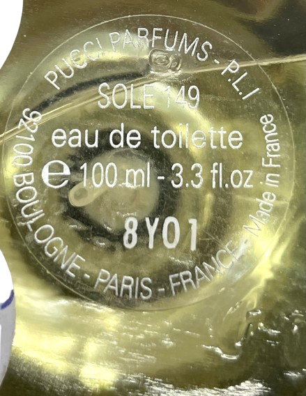 Emilio Pucci SOLE 149 eau de toilette - F Vault