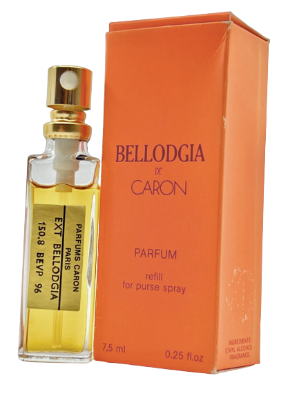 Caron BELLODGIA vintage parfum 1980s recharge