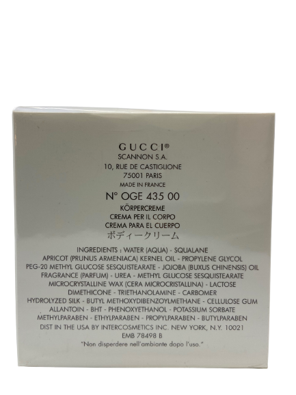 Gucci ENVY body cream