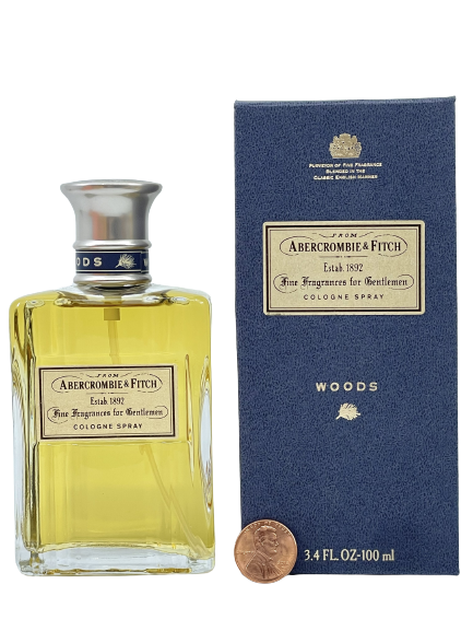 Abercrombie & Fitch WOODS vintage cologne