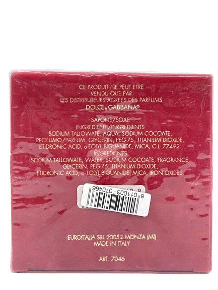 Dolce & Gabbana POUR FEMME RED CLASSIC vintage bath body soap