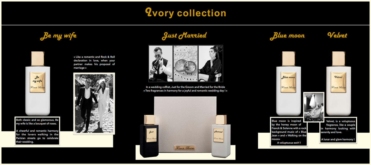 Franck Boclet Rock & Riot Ivory BLUE MOON extrait de parfum