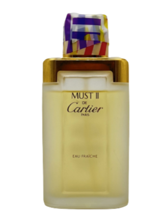 Cartier MUST II vaulted eau fraiche