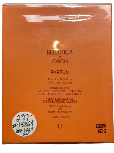 Caron BELLODGIA vintage parfum 1980s