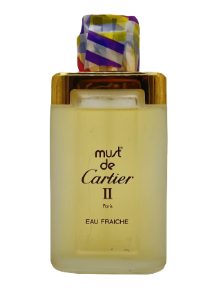 Cartier MUST II vaulted eau fraiche