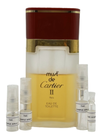 Cartier MUST II vaulted eau de toilette