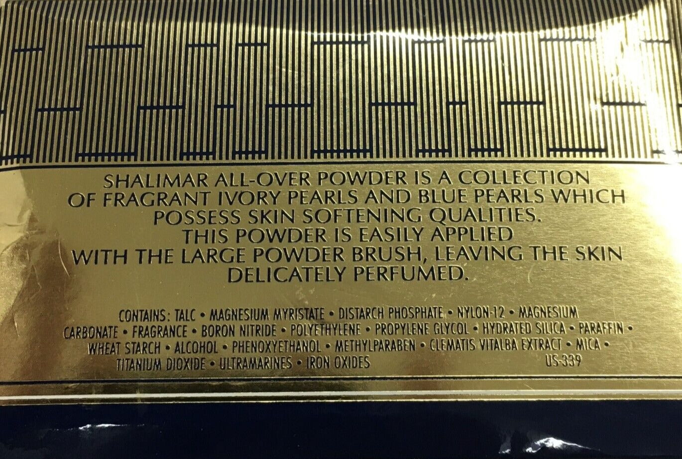 Guerlain SHALIMAR Soft Pearls body powder