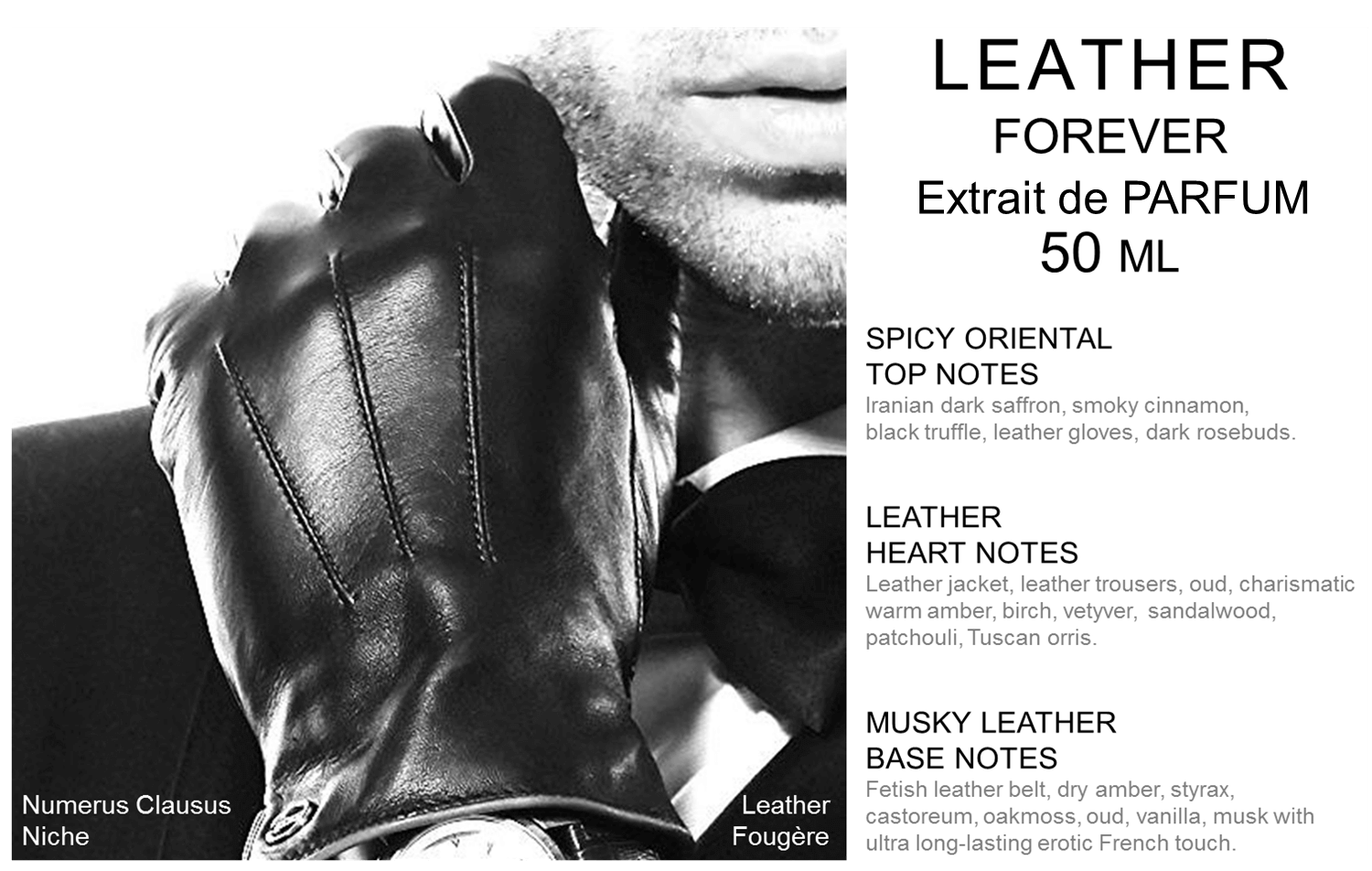 Parfums de Gabor LEATHER FOREVER extrait de parfum - F Vault