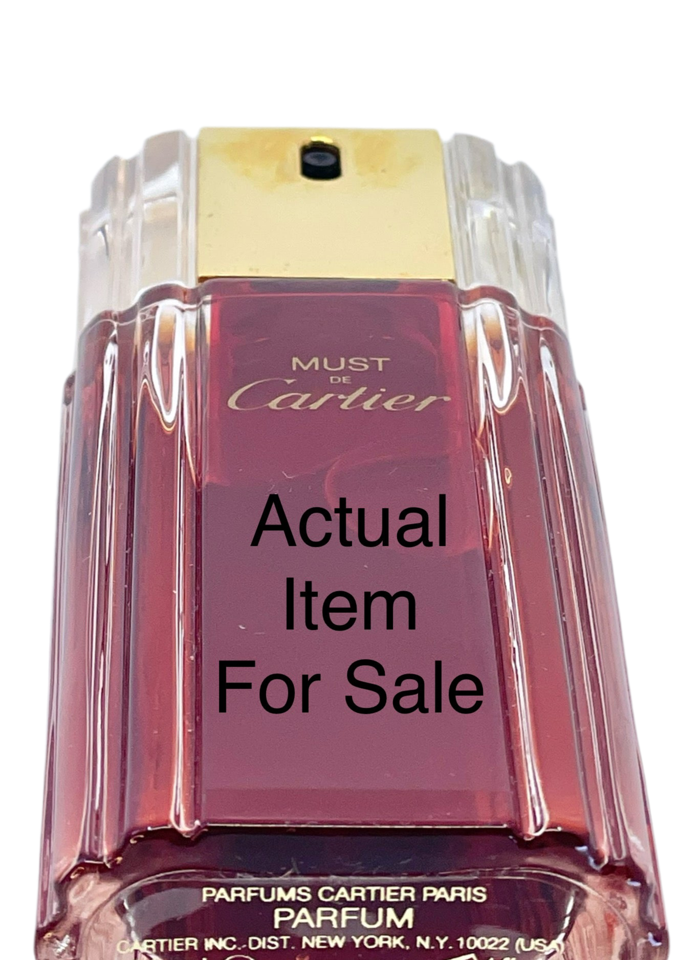 Cartier MUST vintage parfum sample – F Vault Cartier MUST vintage parfum sample – F Vault