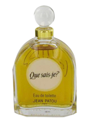 Jean Patou QUE SAIS-JE? vintage eau de toilette - F Vault