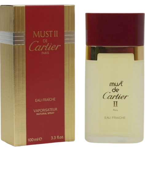 Cartier MUST II vaulted eau fraiche