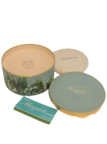 Coty MUGUET DES BOIS body dusting powder - F Vault