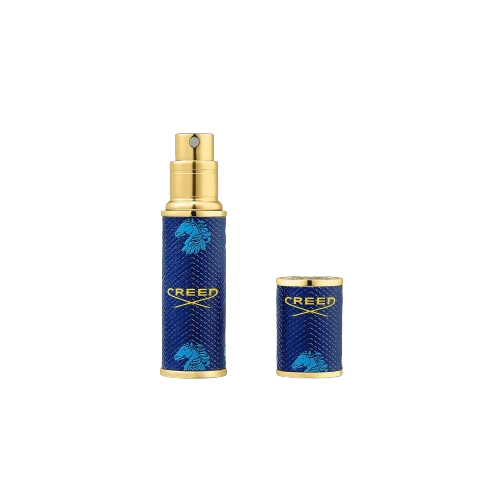 Creed REFILLABLE TRAVEL ATOMIZER Blue w/Gold Trim 5ml