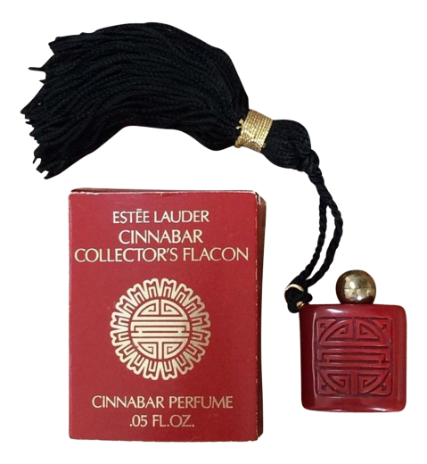 Estee Lauder CINNABAR Collector's Flacon perfume - F Vault