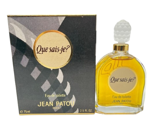 Jean Patou QUE SAIS-JE? vintage eau de toilette - F Vault