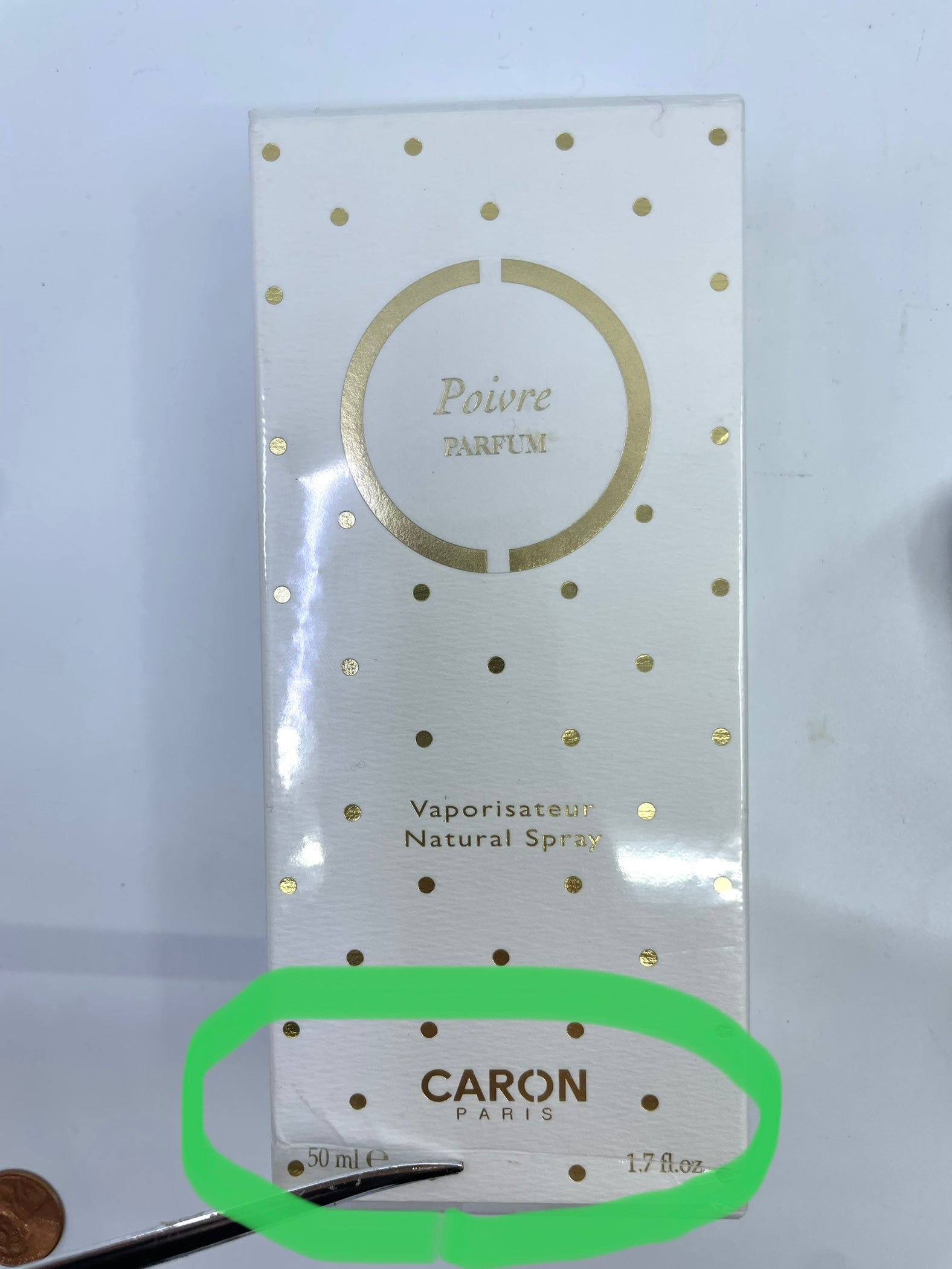 Caron POIVRE parfum - F Vault