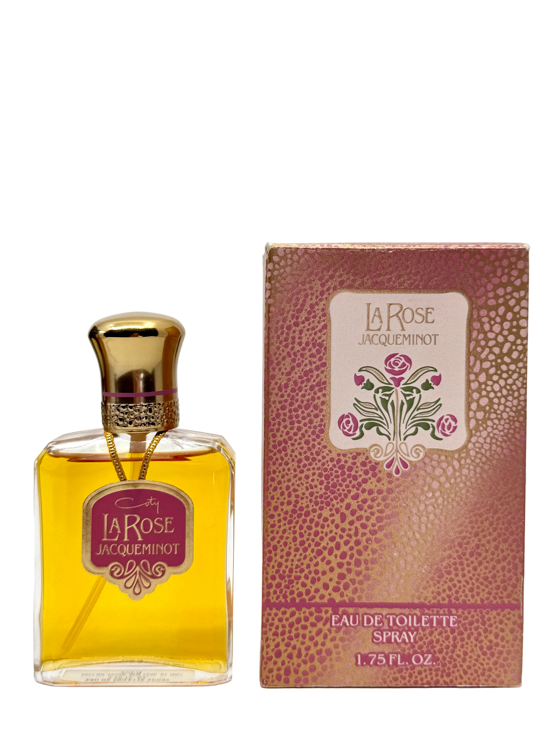 Coty LA ROSE JACQUEMINOT vintage perfume - Fragrance Vault – F Vault