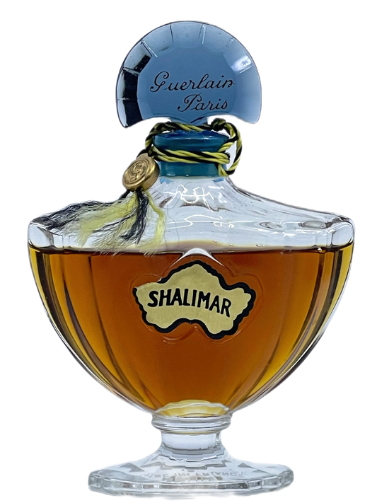 Guerlain SHALIMAR vintage parfum fan bottle