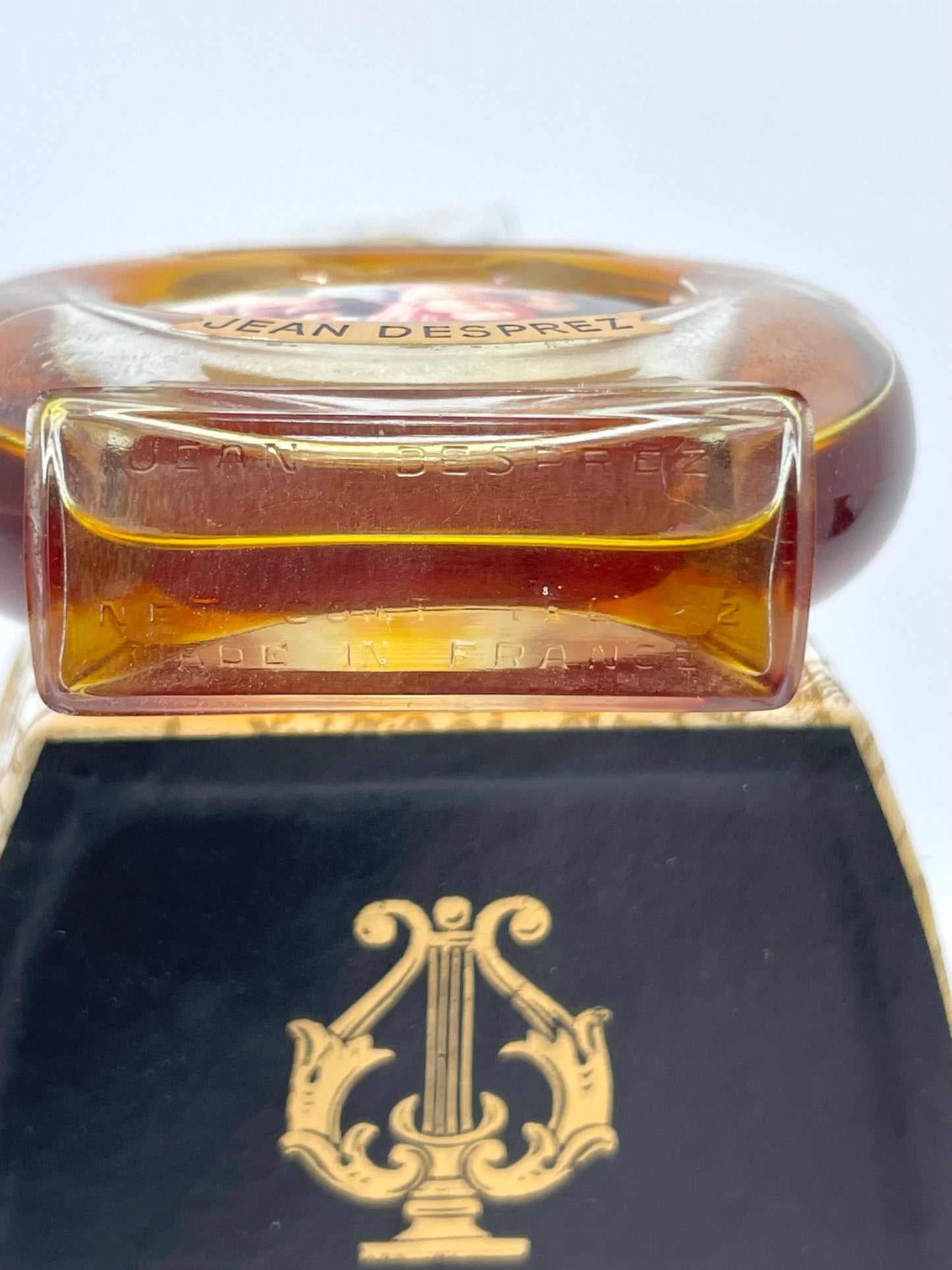 Jean Desprez BAL A VERSAILLES vintage parfum lyre flacon - F Vault