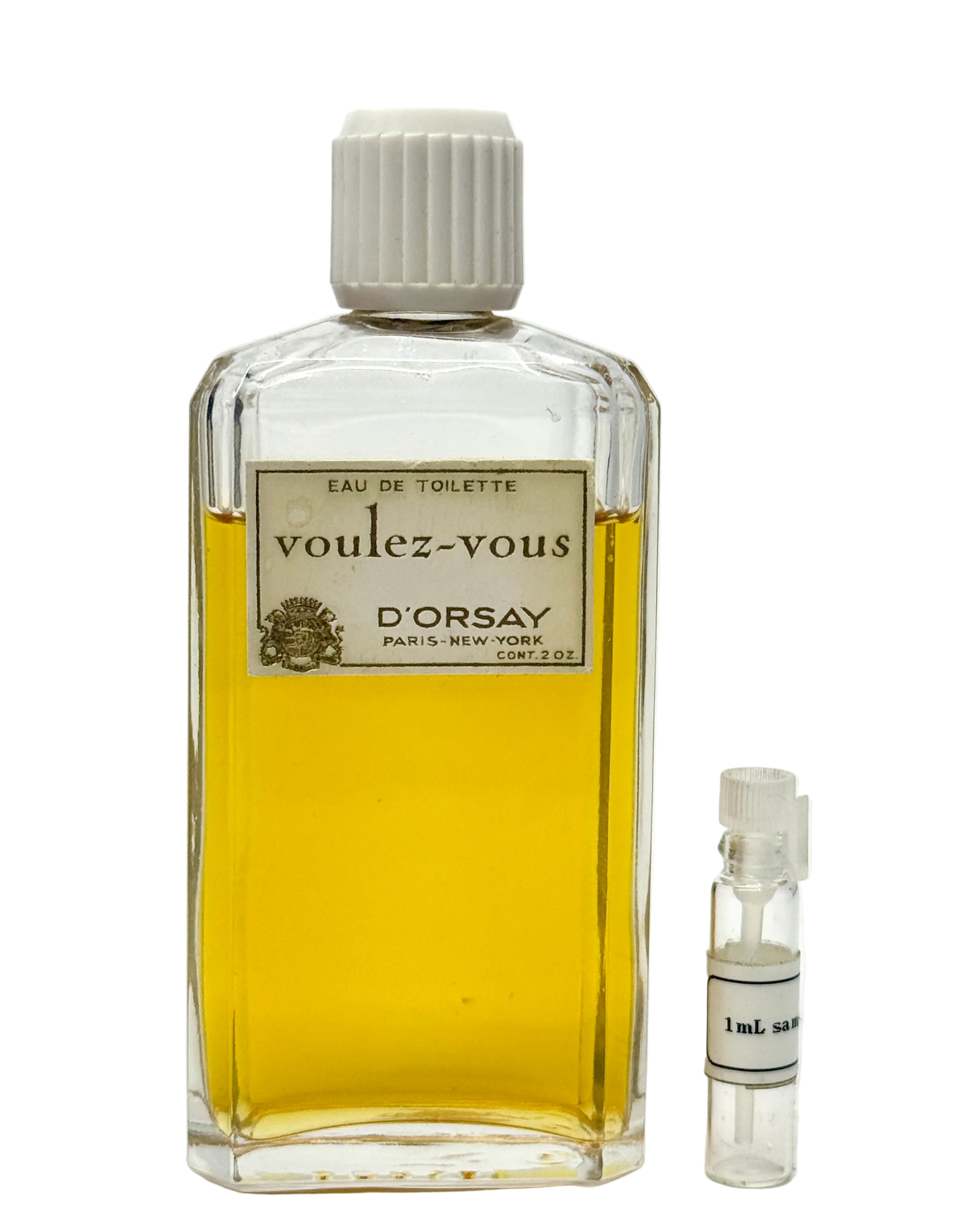 D'Orsay VOULEZ-VOUS vintage 1960s parfum de toilette – F Vault