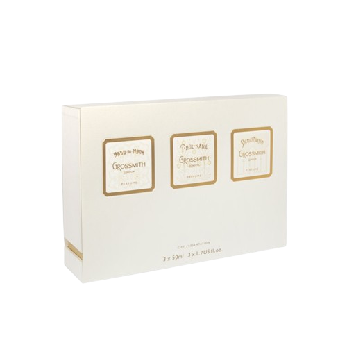 Grossmith CLASSIC COLLECTION GIFT PRESENTATION perfume trio 50ml - F Vault