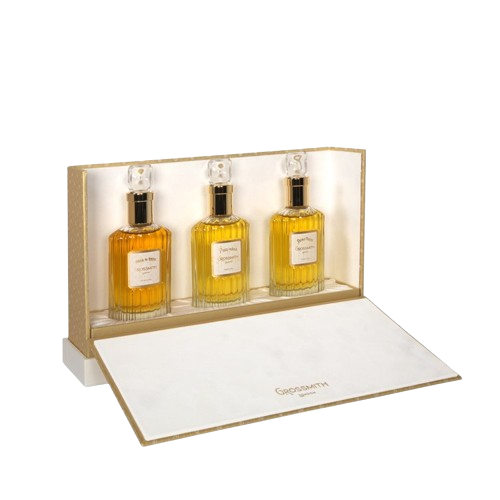 Grossmith CLASSIC COLLECTION GIFT PRESENTATION perfume trio 50ml - F Vault