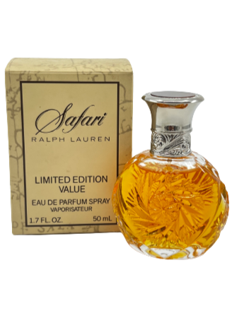 Vintage Ralph Lauren Safari Perfume Parfum 1/8 oz Splash Miniature