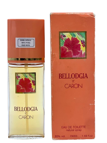 Caron BELLODGIA vaulted 1980s/90s eau de toilette - F Vault