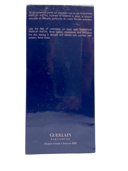 Guerlain SHALIMAR PARFUM INITIAL delicate body lotion - F Vault