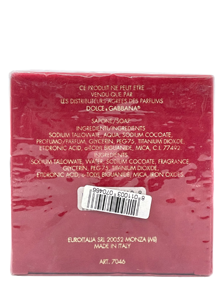Dolce & Gabbana POUR FEMME RED CLASSIC vintage bath body soap - F Vault