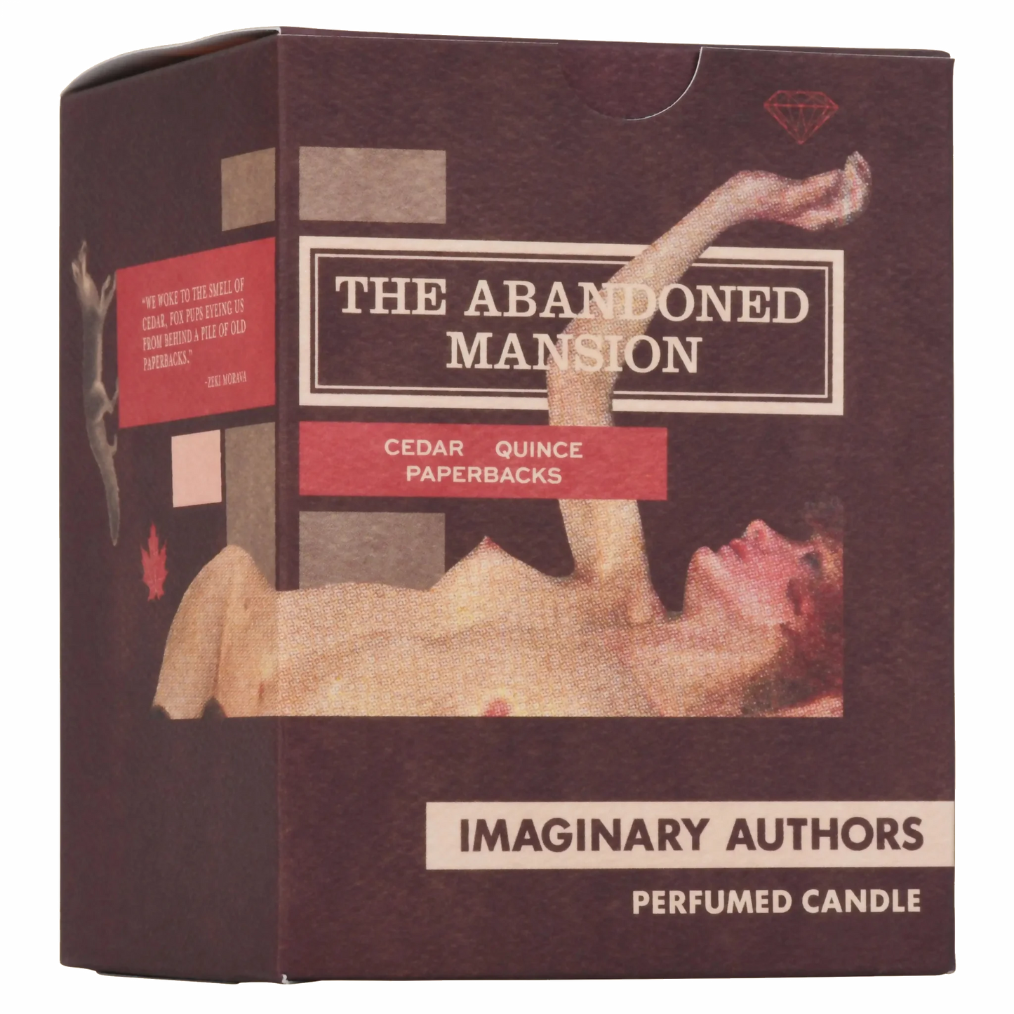 Imaginary Authors THE ABANDONED MANSION candle