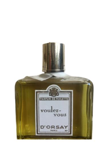 D'Orsay VOULEZ-VOUS vintage 1960s parfum de toilette – F Vault