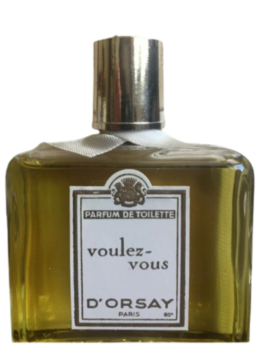 D'Orsay VOULEZ-VOUS vintage 1960s parfum de toilette - F Vault