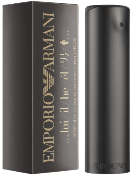 Emporio Giorgio Armani LUI HE EL IL Fragrance Vault in Lake