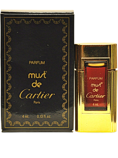 Cartier MUST vaulted parfum - F Vault