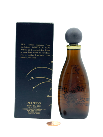 Shiseido ZEN original bath oil Fragrance Vault in Lake Tahoe