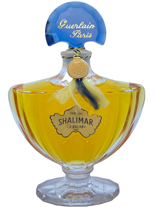 Guerlain SHALIMAR vintage parfum fan bottle