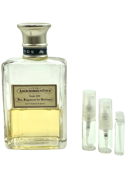 Abercrombie Fitch WOODS vintage aftershave Fragrance Vault in