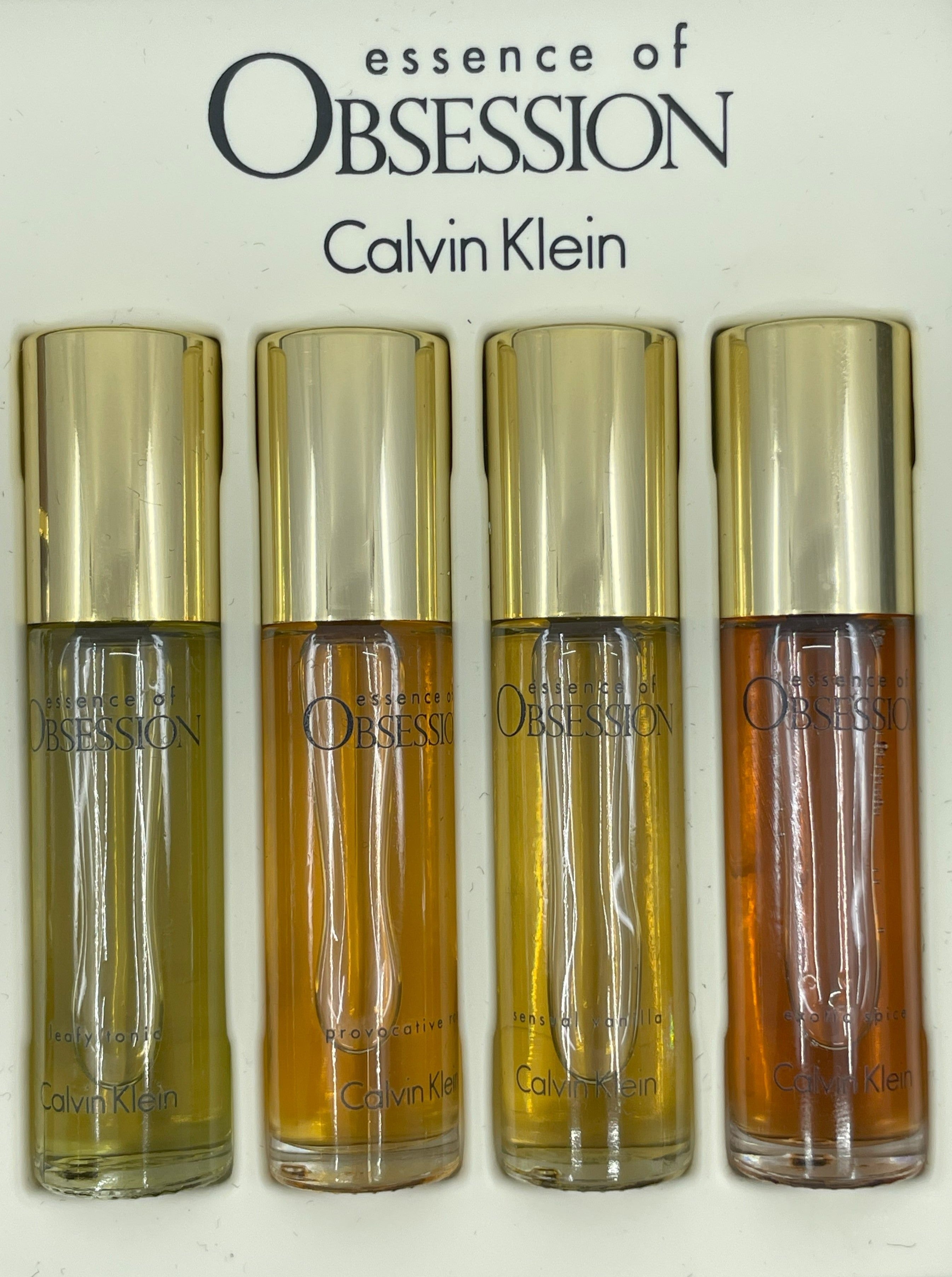 Calvin Klein ESSENCE OF OBSESSION vintage eau de parfum and oil coffret - F Vault