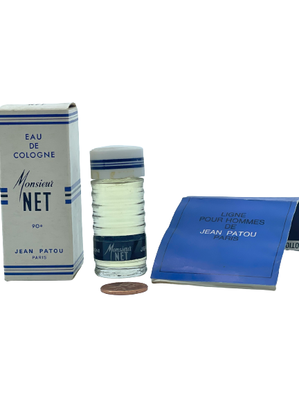 Jean Patou MONSIEUR NET vintage eau de cologne - F Vault