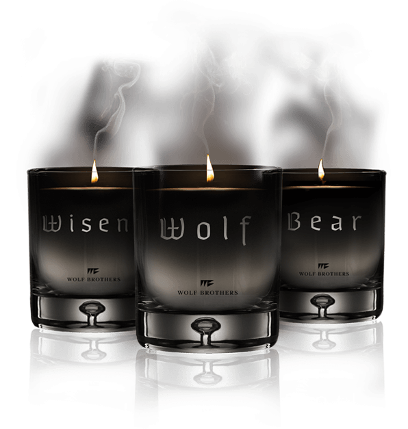 Wolf Brothers BEAR candle - F Vault