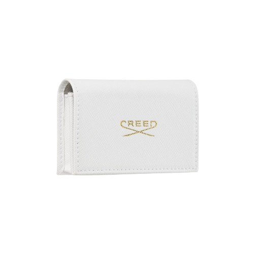 Creed WHITE SAFFIANO LEATHER WALLET Women's Sample Set